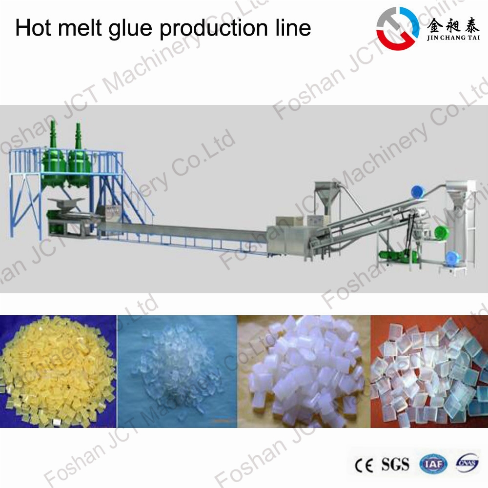 The colored hot melt glue sticks production line