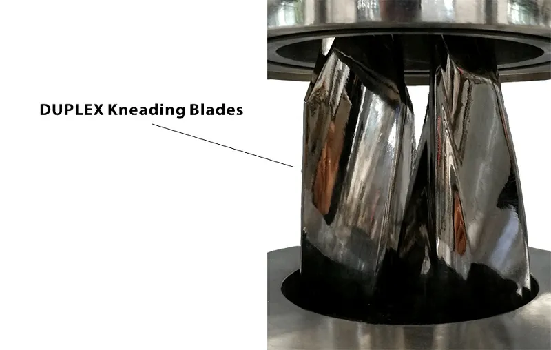 vertical kneader blade