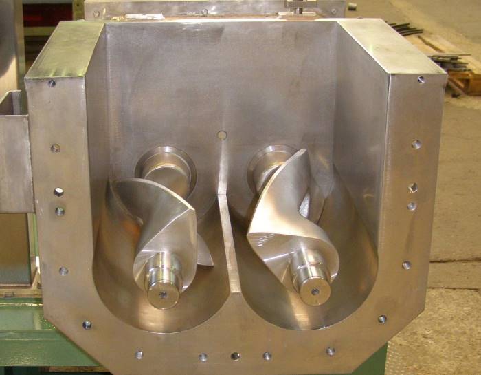 kneader mixer chamber