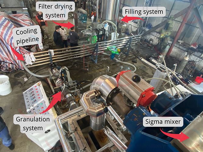 hot melt glue production line