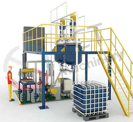 bulk hot melt glue production line