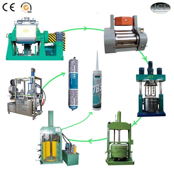 Silicone sealant high pressure and mixing machine manufacture