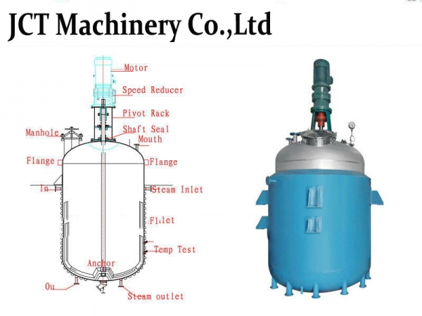 Industrial reactor with good quality