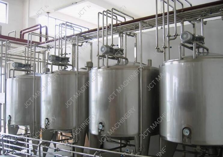 How much does the stainless steel holding tanks?