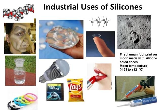 What are the uses of silicones?