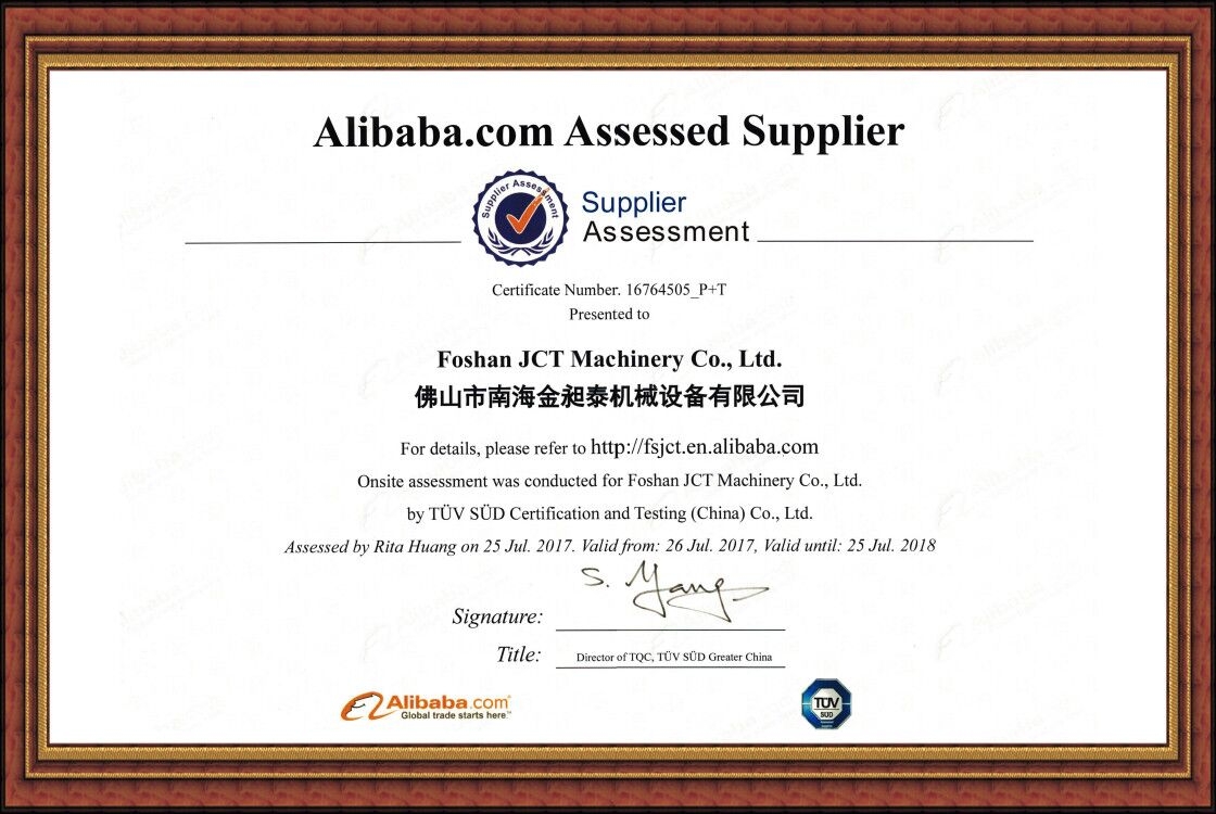Alibaba.com Assessed supplier