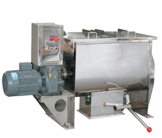 Horizontal ribbon mixer can produce the putty powder